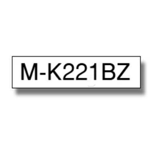 Brother Taśma do napisów czarny na biały (MK221BZ), 9mm, nielaminowany
