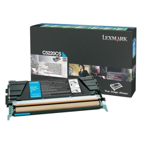 Lexmark Toner cyjan (C5220CS / 00C5220CS) (Return)