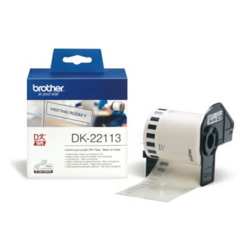 Brother Etykiety przezroczysty (DK22113), 62mm