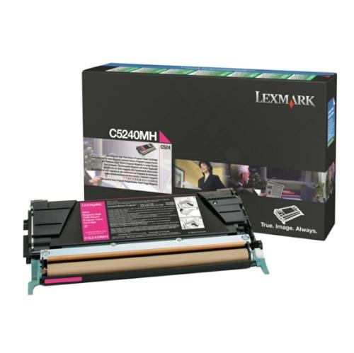 Lexmark Toner magenta (C5240MH / 00C5240MH) (Return, high capacity)