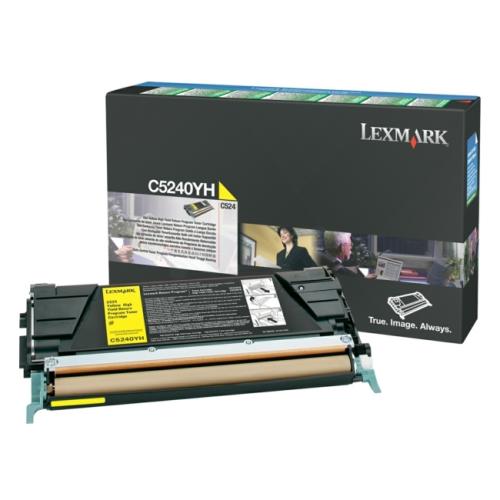 Lexmark Toner żółty (C5240YH / 00C5240YH) (Return, high capacity)