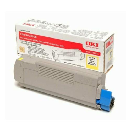Oki Toner żółty (43324421)