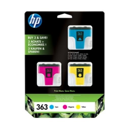 HP Wkład atramentowy cyjan / magenta / żółty (CB333EE / 363) (multipack)