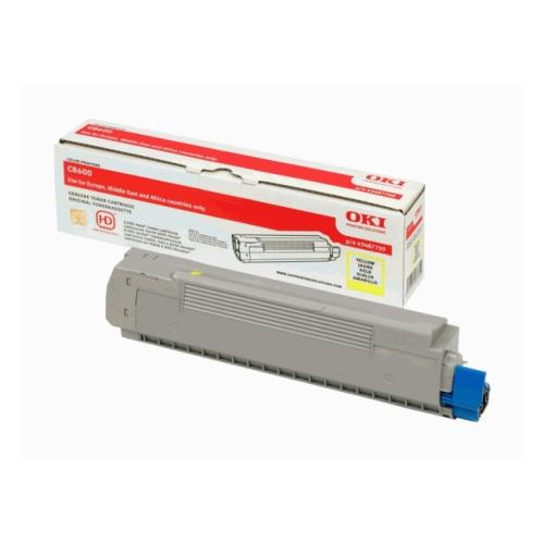 Oki Toner żółty (43487709)