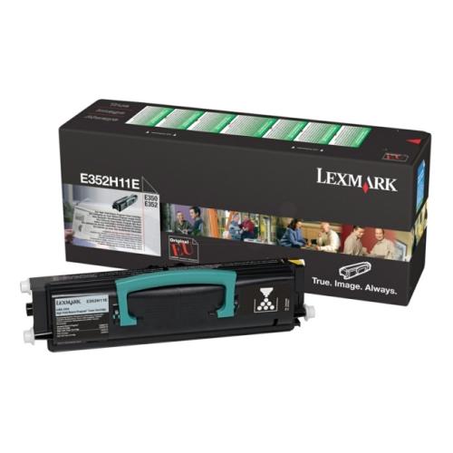 Lexmark Toner czarny (E352H11E / 0E352H11E) (Return, high capacity)