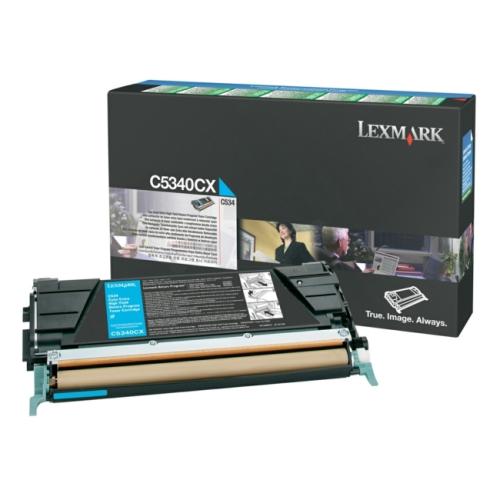 Lexmark Toner cyjan (C5340CX / 00C5340CX) (Return, high capacity)