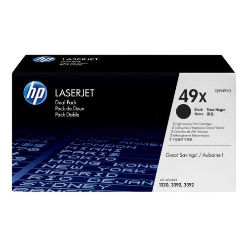 HP Toner czarny (Q5949XD / 49XD) (Podwójne opakowanie, high capacity)