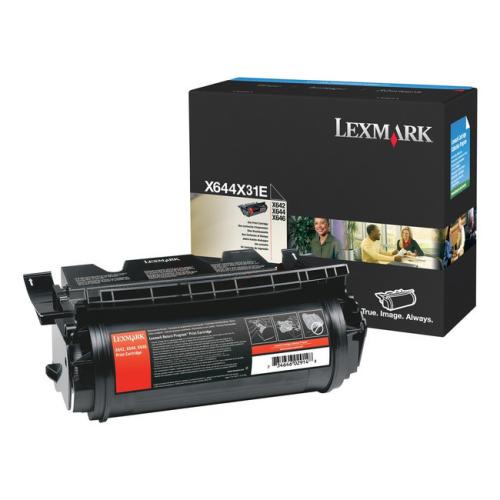 Lexmark Toner czarny (X644X31E / 0X644X31E) (high capacity)