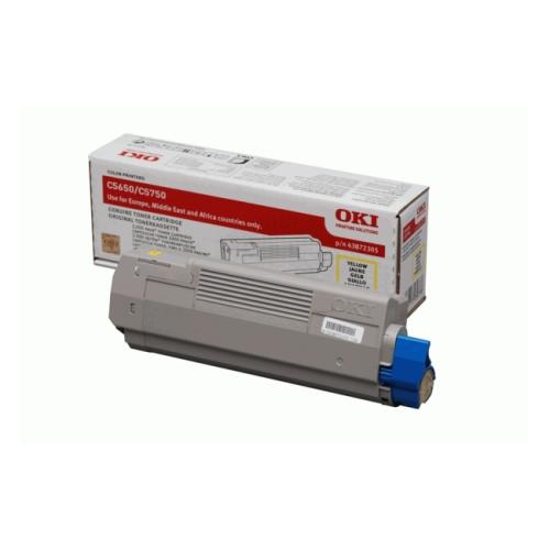 Oki Toner żółty (43872305)