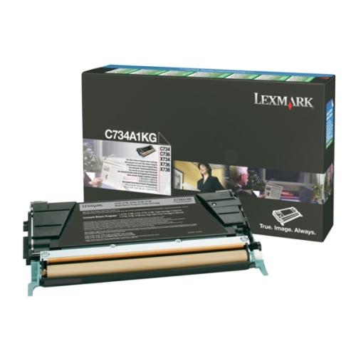 Lexmark Toner czarny (C734A1KG / 0C734A1KG) (Return)