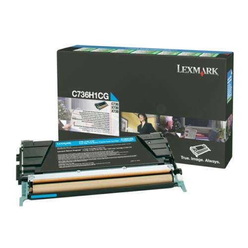 Lexmark Toner cyjan (C736H1CG / 0C736H1CG) (Return)