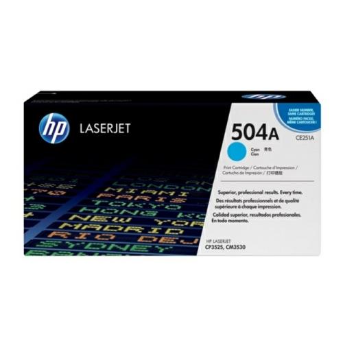 HP Toner cyjan (CE251A / 504A)