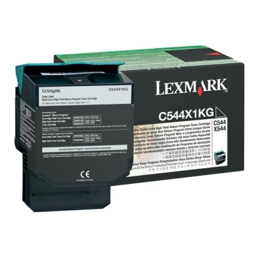 Lexmark Toner czarny (C544X1KG / 0C544X1KG) (Return, high capacity)
