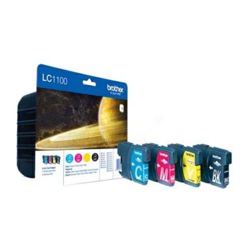 Brother Wkład atramentowy czarny / cyjan / magenta / żółty (LC1100VALBPDR) (multipack)
