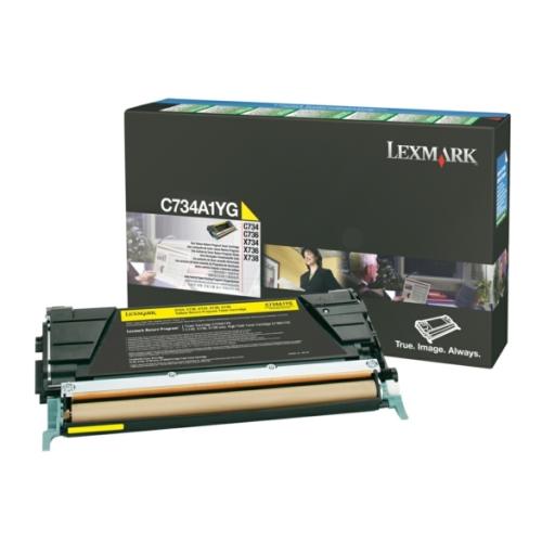 Lexmark Toner żółty (C734A1YG / 0C734A1YG) (Return)