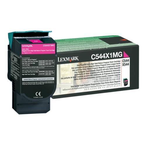 Lexmark Toner magenta (C544X1MG / 0C544X1MG) (Return, high capacity)