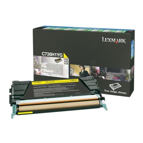 Lexmark Toner żółty (C736H1YG / 0C736H1YG) (Return)