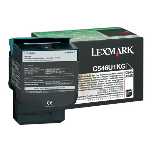 Lexmark Toner czarny (C546U1KG / 0C546U1KG) (Return, high capacity)