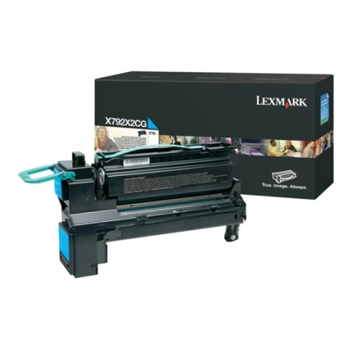 Lexmark Toner cyjan (X792X2CG / 0X792X2CG) (high capacity)
