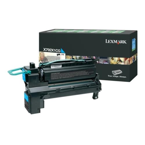 Lexmark Toner cyjan (X792X1CG / 0X792X1CG) (Return)