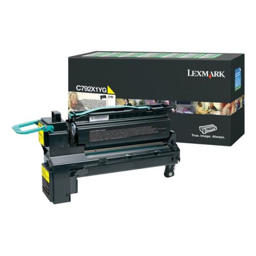 Lexmark Toner żółty (C792X1YG / 0C792X1YG) (Return, high capacity)