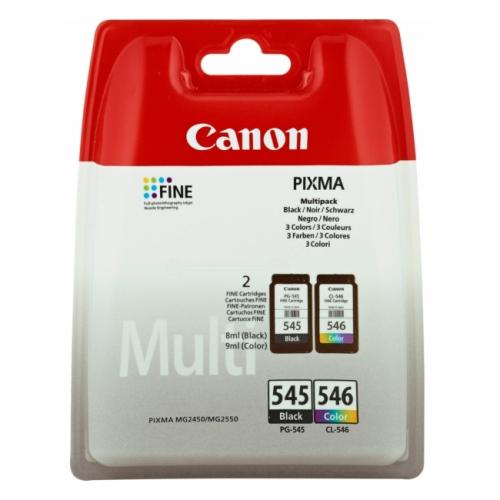 Canon Wkład atramentowy czarny / kolor (8287B005 / PG545+CL546) (Podwójne opakowanie, multipack)