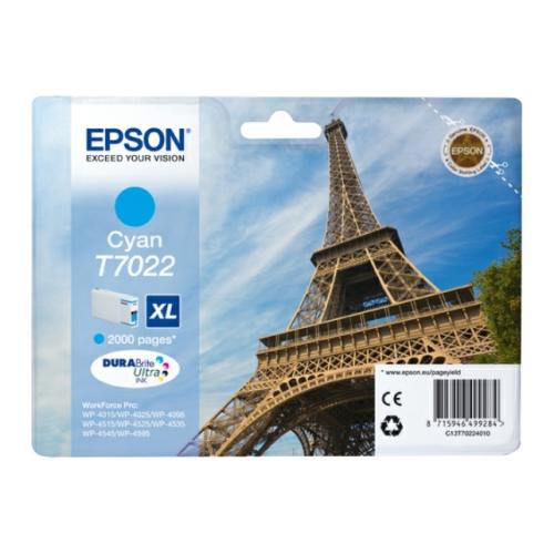 Epson Wkład atramentowy cyjan (C13T70224010 / T7022)