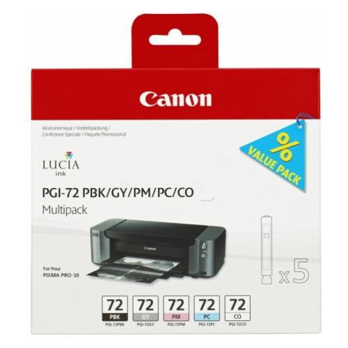 Canon Wkład atramentowy czarny zdjęcie / cyjanowe zdjęcie / magenta zdjęcie / szary / optimizer (6403B007 / PGI72) (multipack)