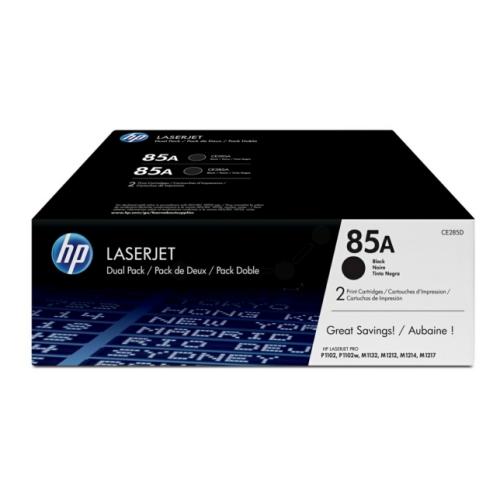 HP Toner czarny (CE285AD / 85A) (Podwójne opakowanie)
