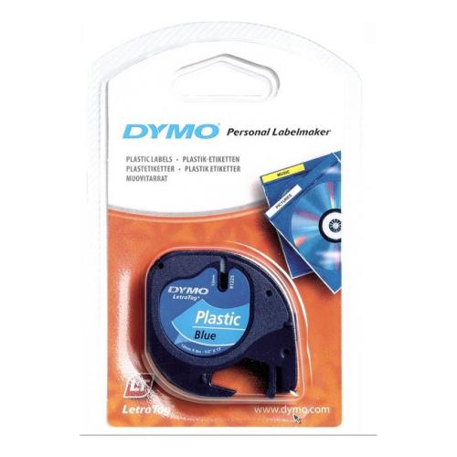 Dymo Taśma do napisów LetraTag niebieski (91205 / S0721650), 12mm