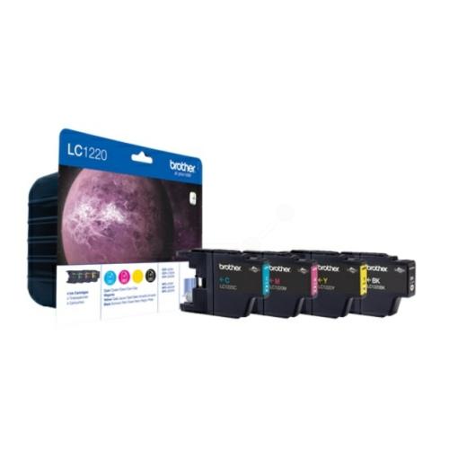 Brother Wkład atramentowy czarny / cyjan / magenta / żółty (LC1220VALBP) (multipack)