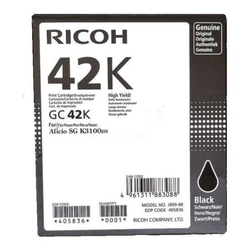 Ricoh Wkład atramentowy czarny (405836 / GC42K)