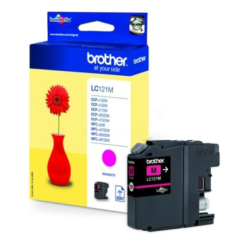 Brother Wkład atramentowy magenta (LC121M)