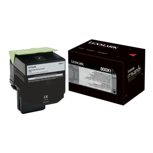 Lexmark Toner czarny (80C0X10 / 800X1) (high capacity)