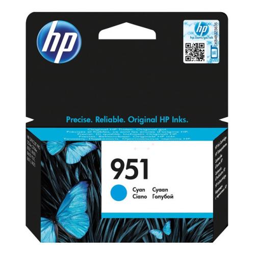 HP Wkład atramentowy cyjan (CN050AE / 951)
