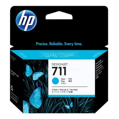 HP Wkład atramentowy cyjan (CZ134A / 711)
