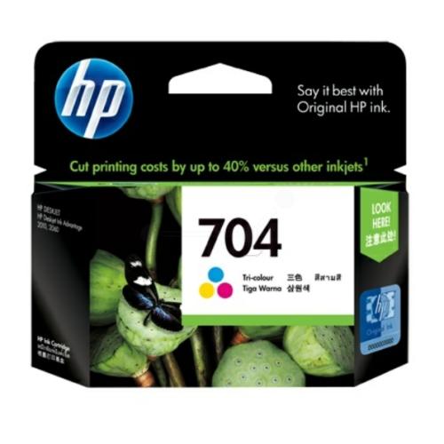 HP Wkład atramentowy kolor (CN693AE / 704)