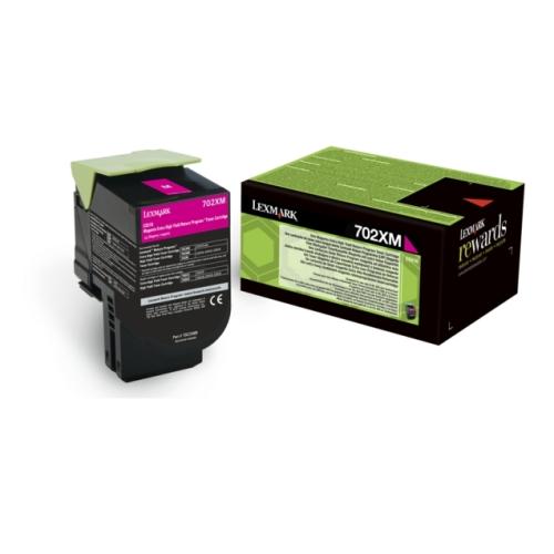 Lexmark Toner magenta (70C2XM0 / 702XM) (Return, high capacity)
