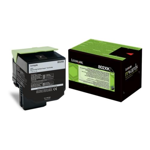 Lexmark Toner czarny (80C2XK0 / 802XK) (Return, high capacity)