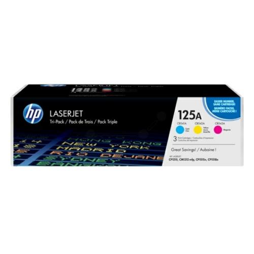 HP Toner cyjan / magenta / żółty (CF373AM / 125A) (multipack)