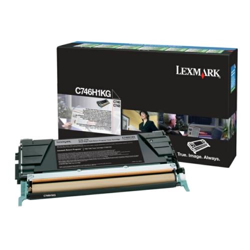 Lexmark Toner czarny (C746H1KG / 0C746H1KG) (Return)