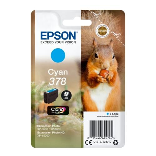 Epson Wkład atramentowy cyjan (C13T37824010 / 378)