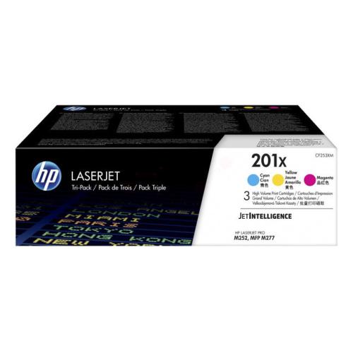 HP Toner cyjan / magenta / żółty (CF253XM / 201X) (multipack)