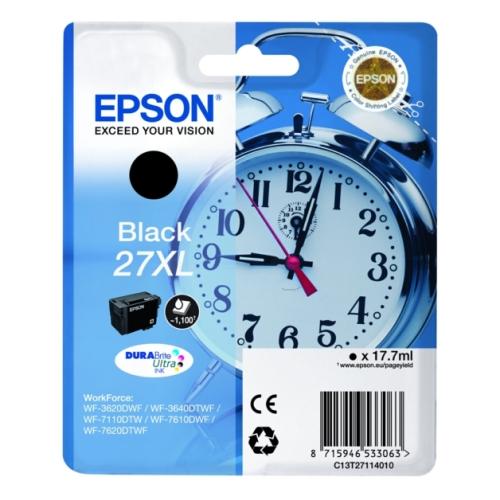 Epson Wkład atramentowy czarny (C13T27114012 / 27XL) (high capacity)