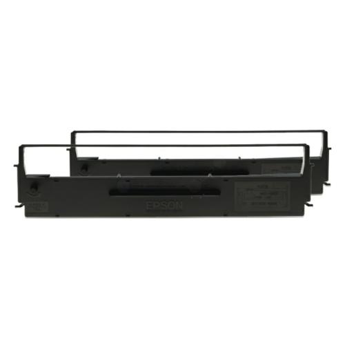 Epson Taśma barwiąca czarny (C13S015614 / S015614) (Podwójne opakowanie)