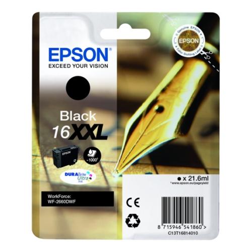 Epson Wkład atramentowy czarny (C13T16814012 / 16XXL) (high capacity)