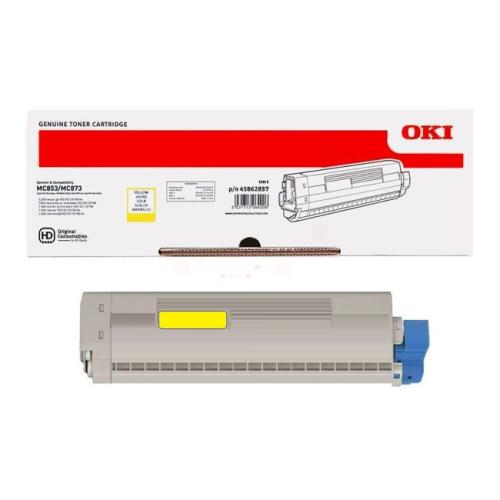 Oki Toner żółty (45862837)