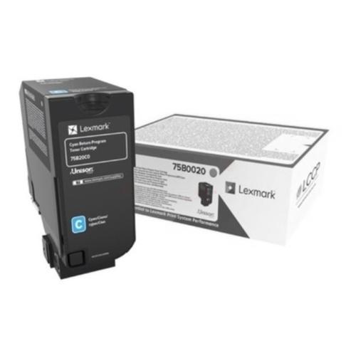 Lexmark Toner cyjan (75B0020 / 075B0020)