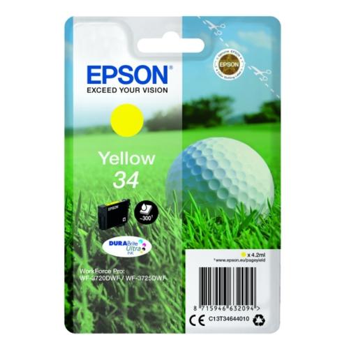 Epson Wkład atramentowy żółty (C13T34644010 / 34)