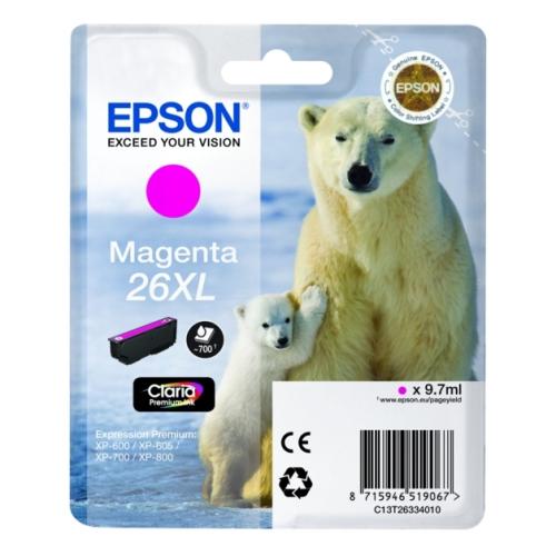 Epson Wkład atramentowy magenta (C13T26334012 / 26XL) (high capacity)